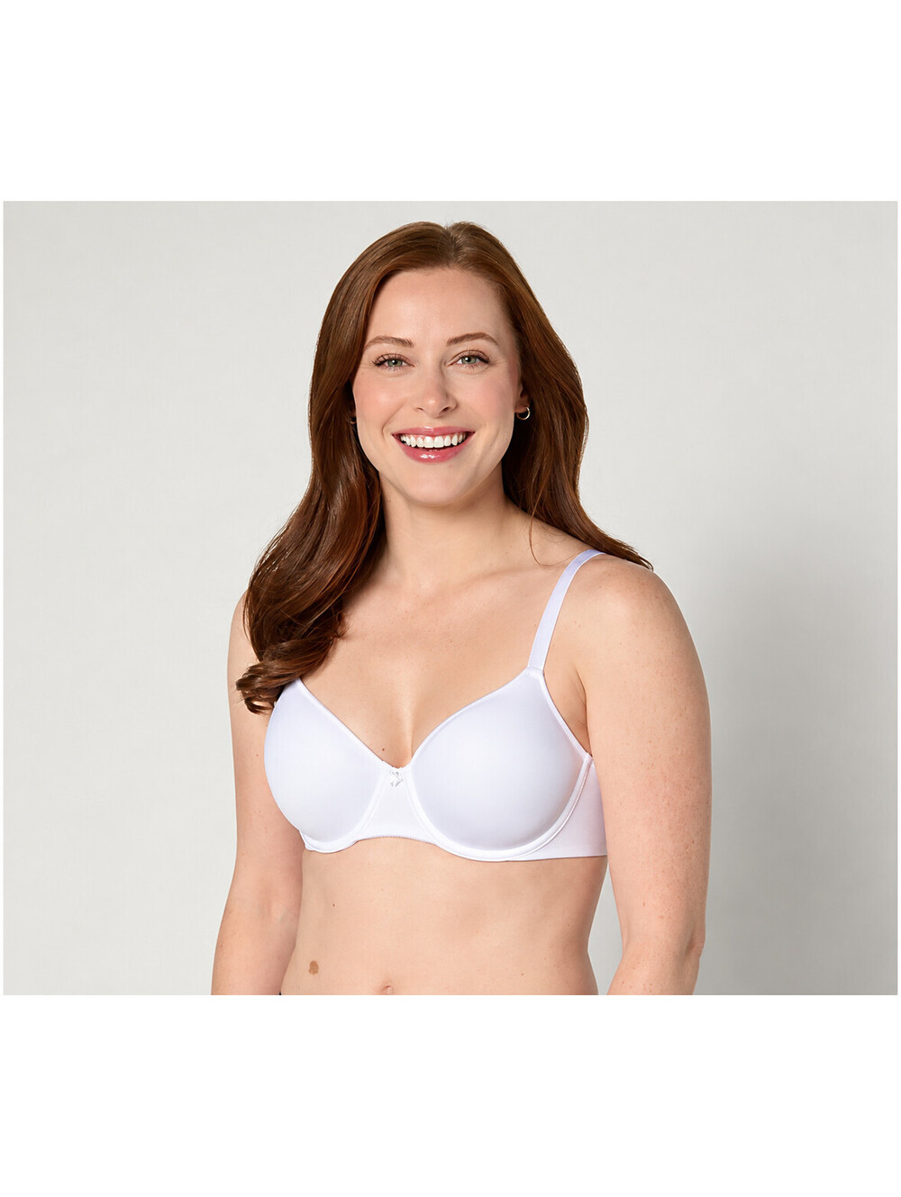 Breezies Featherlite Breathe Underwire T-Shirt Bra White, 46 D
